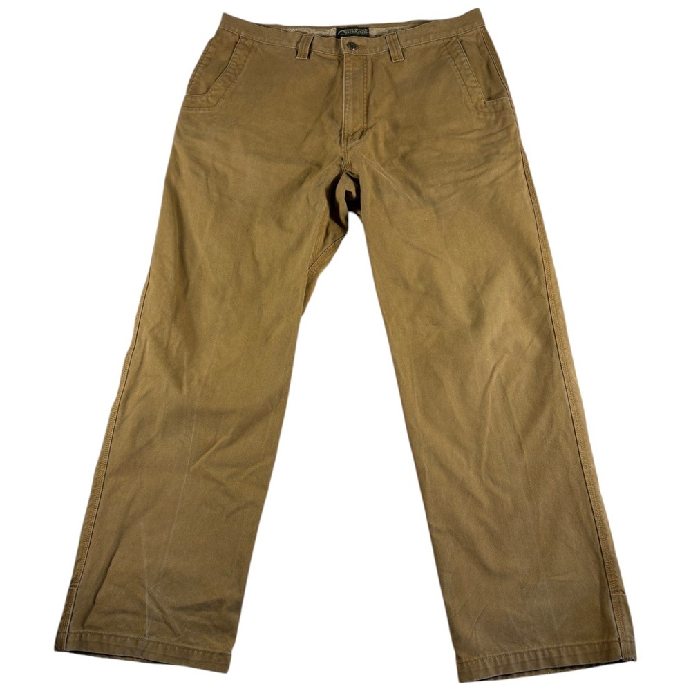 Mountain Khakis Original Mountain Pants Mens 40x32 Brown Rugged Workwear Canvas